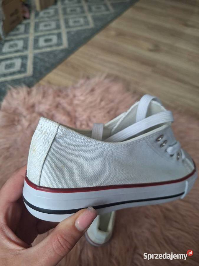 Klasyczne białe trampki NOWE ala Converse 38 małopolskie Kraków