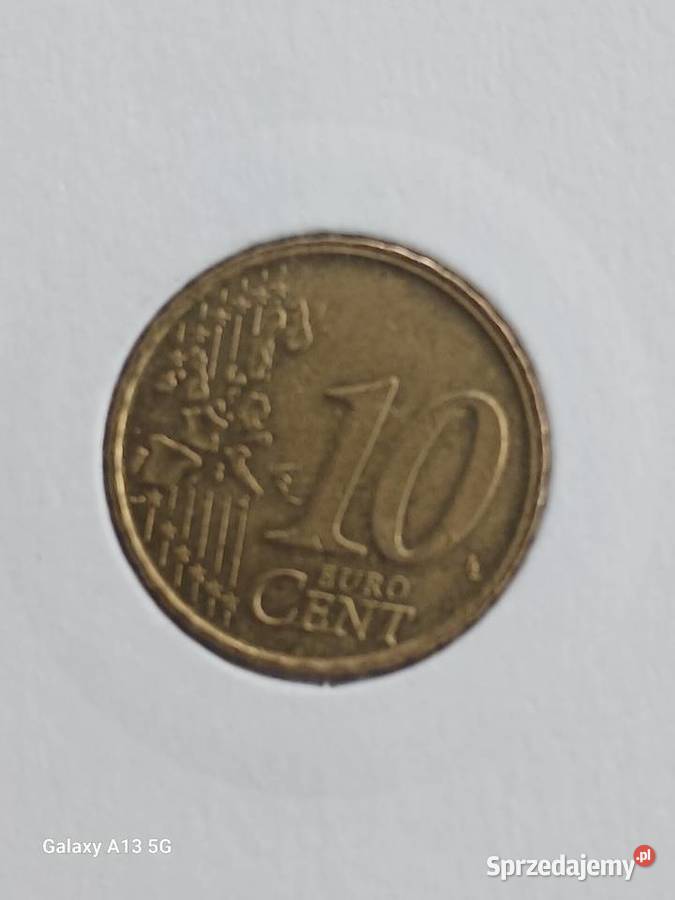 10 Eurocentów Belgia 2001 r Konin