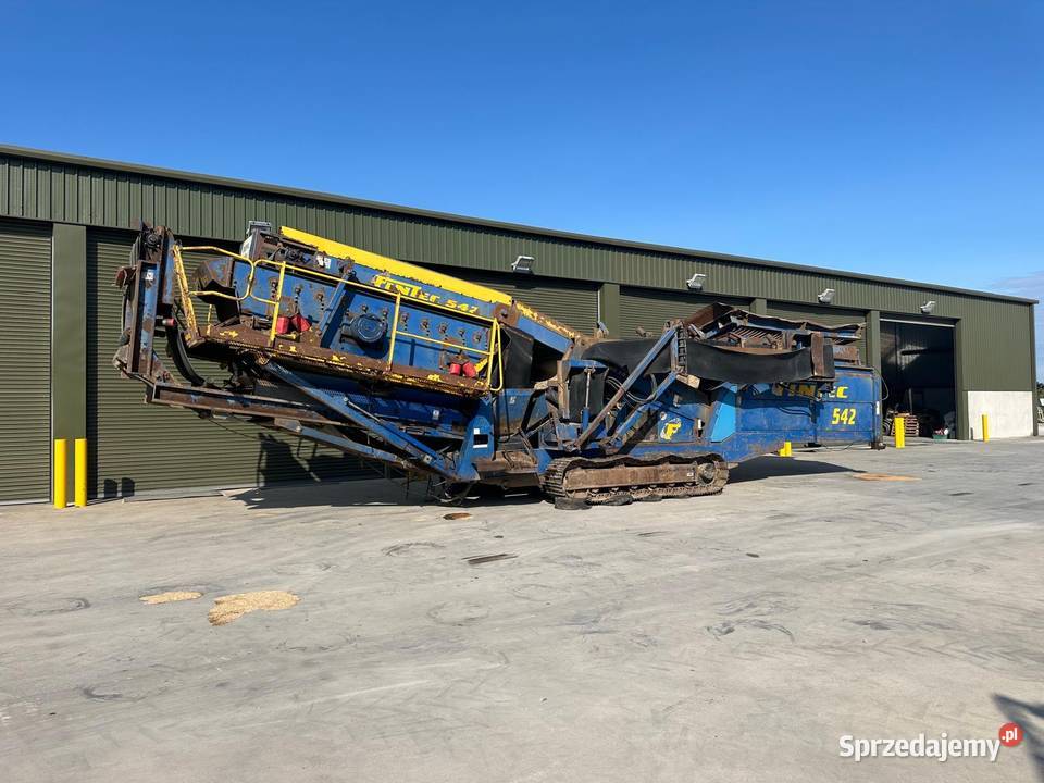 Mobilny przesiewacz Fintec 542 kujawsko-pomorskie Kołodziejewo