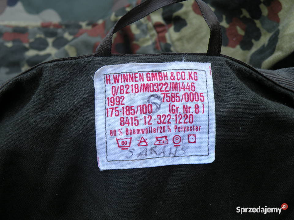 Parka BW flecktarn gr8 Wrocław