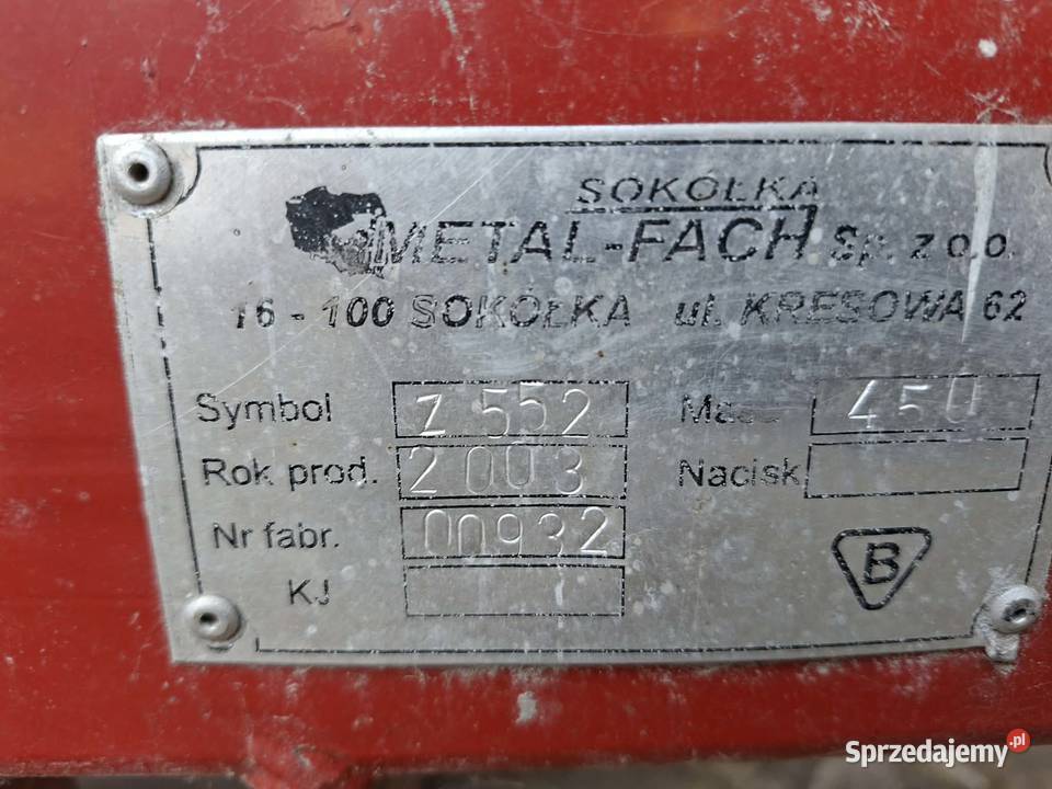 Owijarka do bel MetalFach Siennica Nadolna