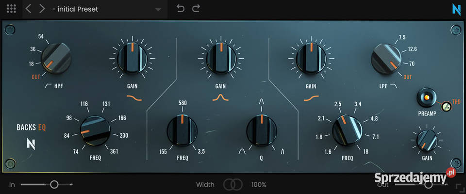 NoiseAsh Backs EQ vst korektor preamp klucz