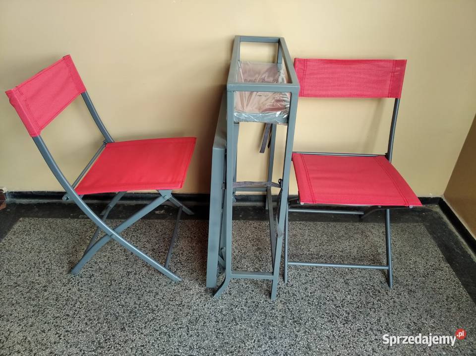 NAJTANIEJ Zestaw Meble Balkonowe Stół Dwa śląskie sprzedam