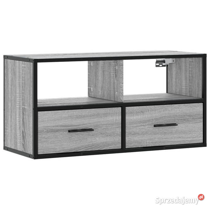 Szafka pod telewizor szary dąb sonoma 80x31x395