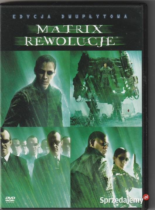 Matrix Rewolucje edycja dwupłytowa DVD lektor Pruszków