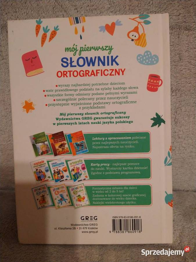 Mój pierwszy słownik ortograficzny Rok wydania 2022 Oborniki Śląskie