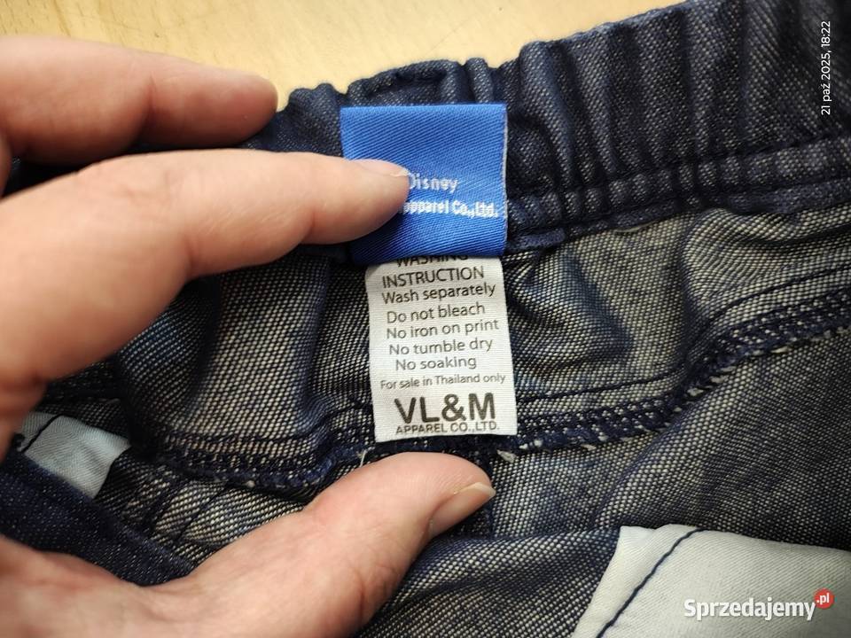 Spodnica spódniczka ala jeans Disney Elsa płatki Szczecin