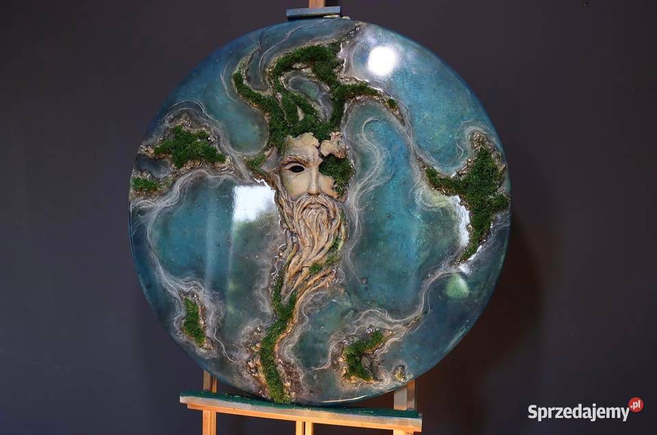 Zestaw dwóch Obrazów żywica epoxydowa rzeźba podkarpackie Rzeszów