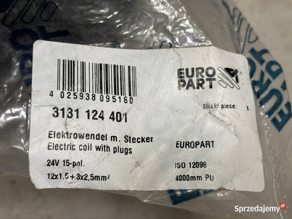 Elektryczny Przewód Spiralny LKW 24 V EUROPART Gorzów Wielkopolski