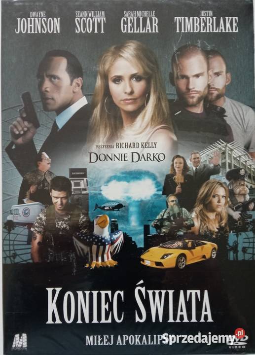 Koniec świata DVD Dwayne Johnson FOLIA Łódź
