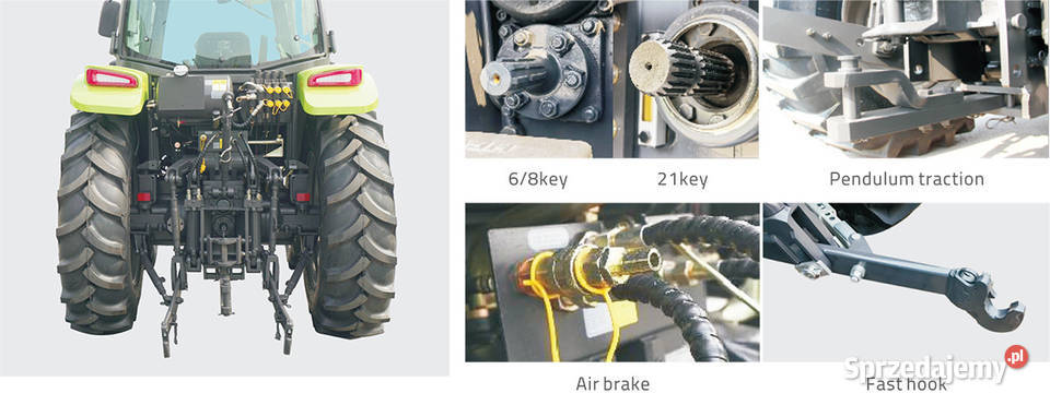 Ciągnik Zoomlion RM 904 100 Euro 5 Nowy Masa 45t Stary Sącz