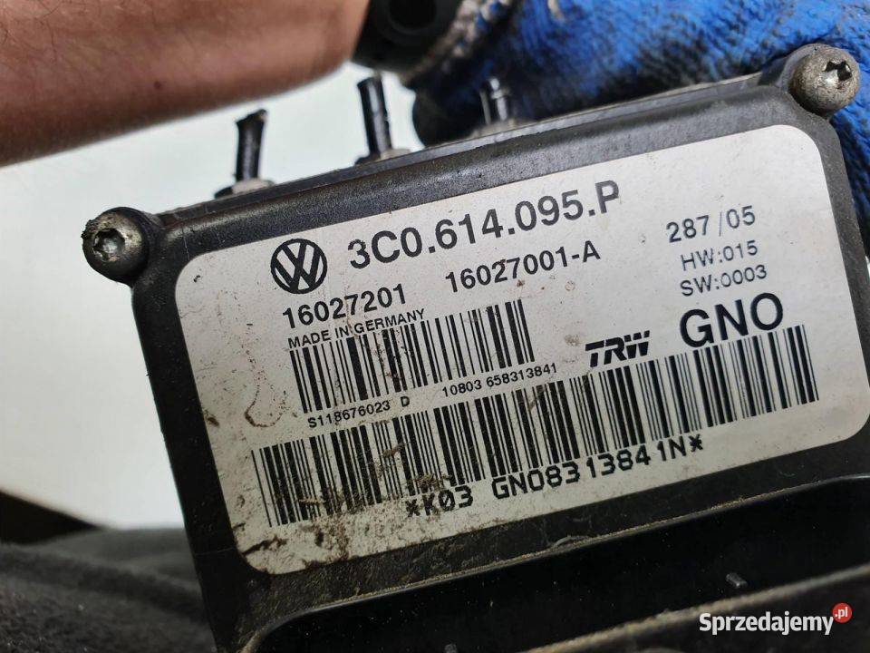 POMPA ABS HAMULCOWA VOLKSWAGEN PASSAT 3C0614095P kujawsko-pomorskie Lipno