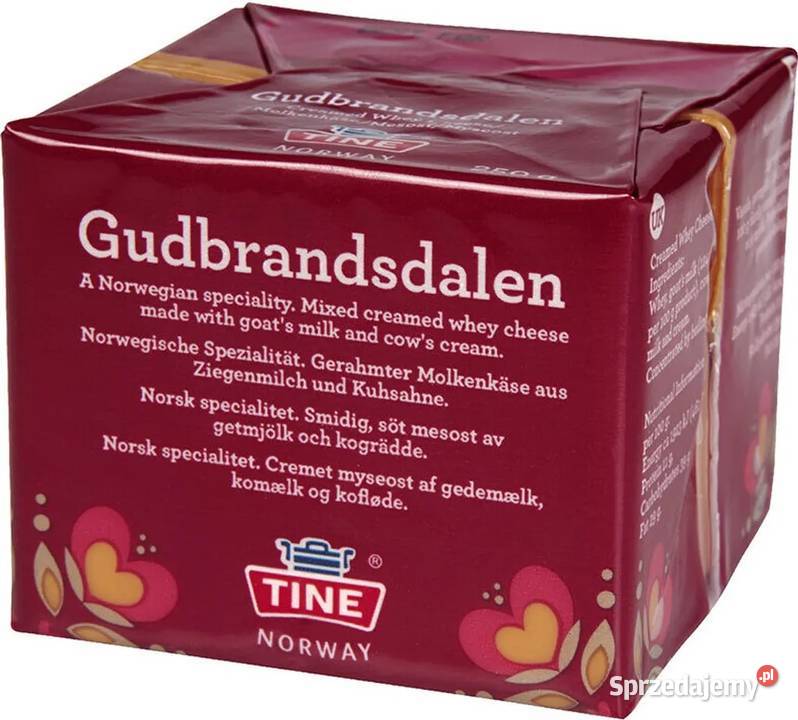 Serek karmelowy Gudbrandsdalen 250g x 3 750 g Świdnica