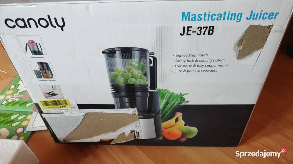 Wyciskarka Wolno Obrotowa Pionowa Canoly 350W 1L Książ Wielkopolski