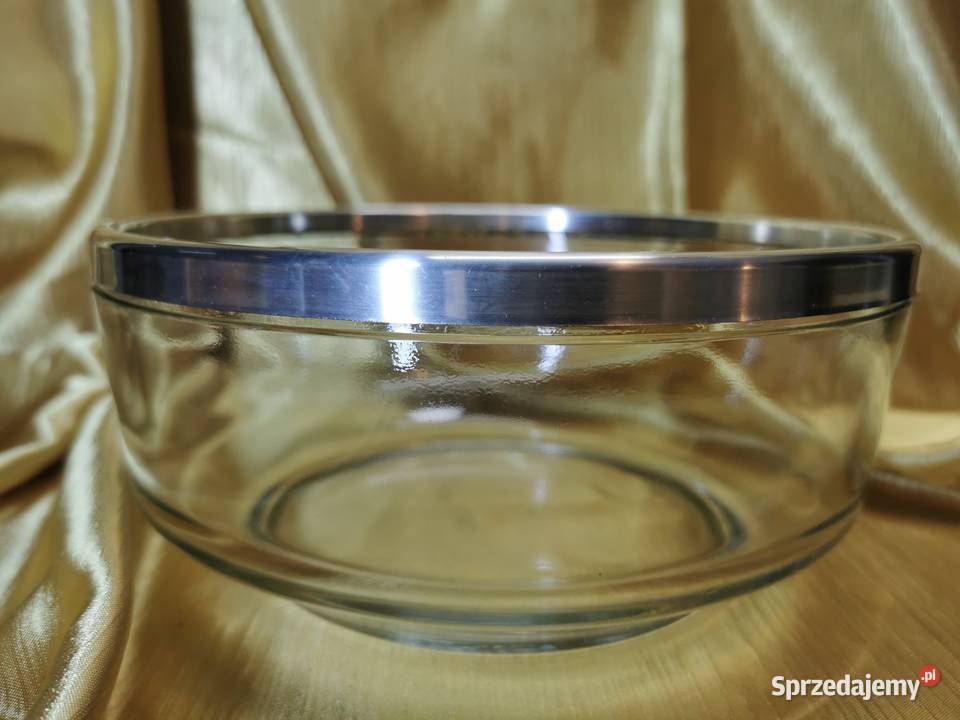 włoska salaterka BORMIOLI ROCCO platerowany