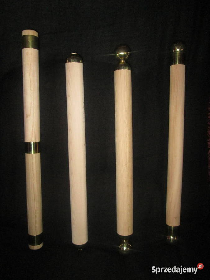 Tralki drewniane toczone DREWNO CHROM METAL Lubań