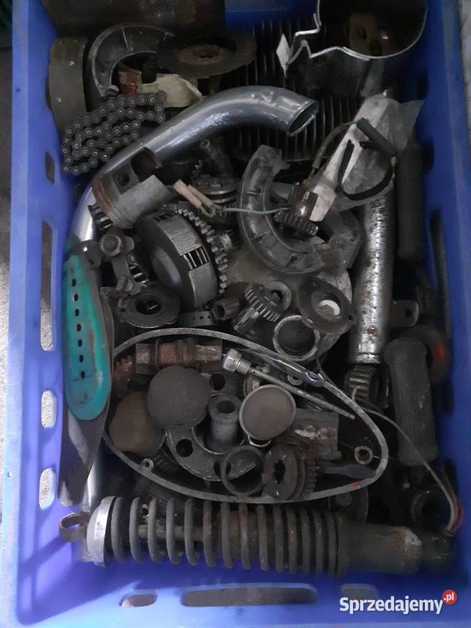 Części chrom i inne wsk shl wfm motorynka komar Gródek sprzedam