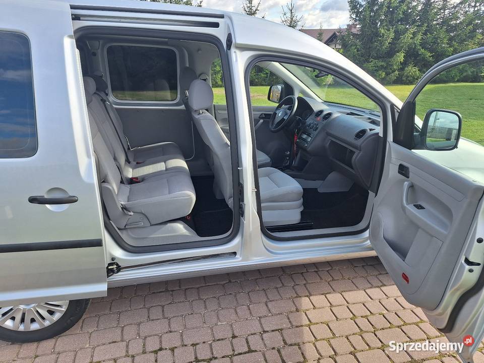 VW Caddy 2008 Klimatyzacja 5 Osobowy Benzyna MPI 2000cm3 kujawsko-pomorskie Grudziądz