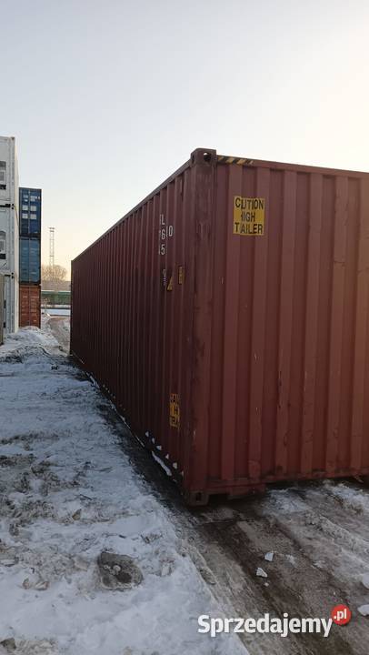 SPRZEDAM UŻYWANY Kontener morski 40HC CW 12 Czerwińsk nad Wisłą