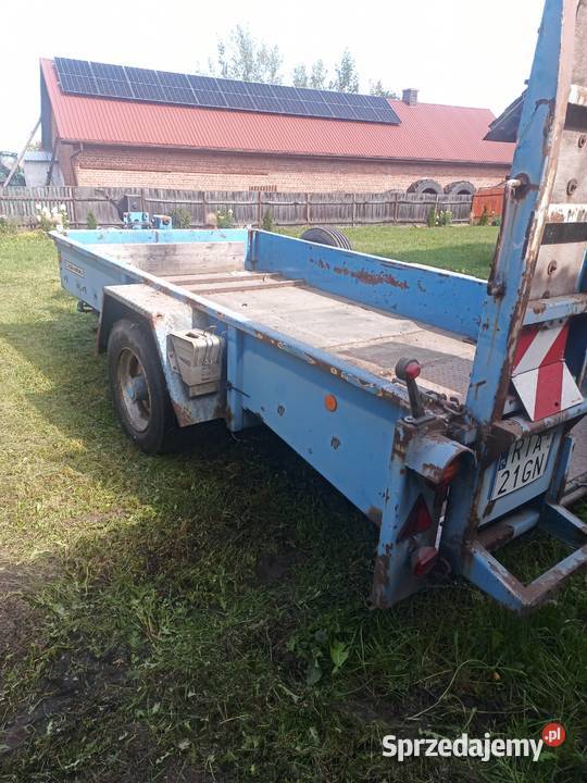 Przyczepa laweta niskopodwoziowa Muller nieuszkodzony Stalowa Wola