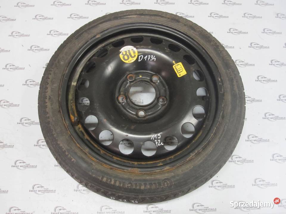 OPEL ASTRA ANTARA MERIVA koło dojazdowe 1157016