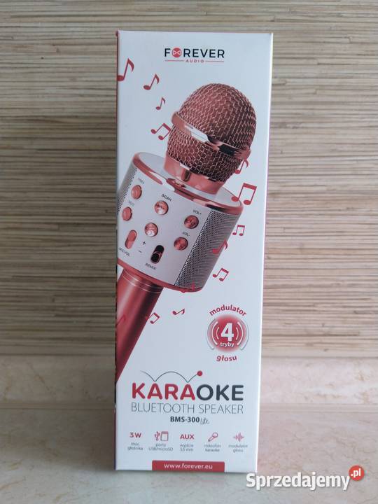NAJTANIEJ Mikrofon Karaoke Bezprzewodowy Aux USB Pozostałe Zabrze sprzedam