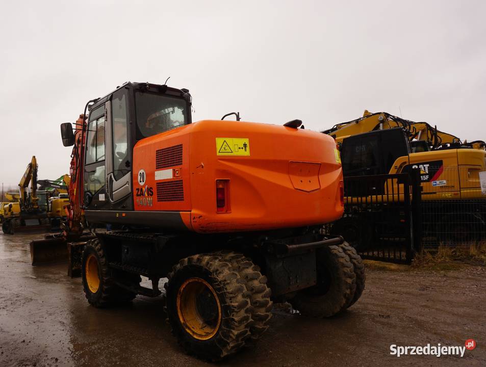 Koparka kołowa Hitachi ZX 140W 2010 Rok produkcji 2010 Jeziorko