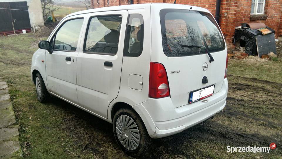 Opel Agila 10 2007r stan przewieziony z Niemiec Gniew