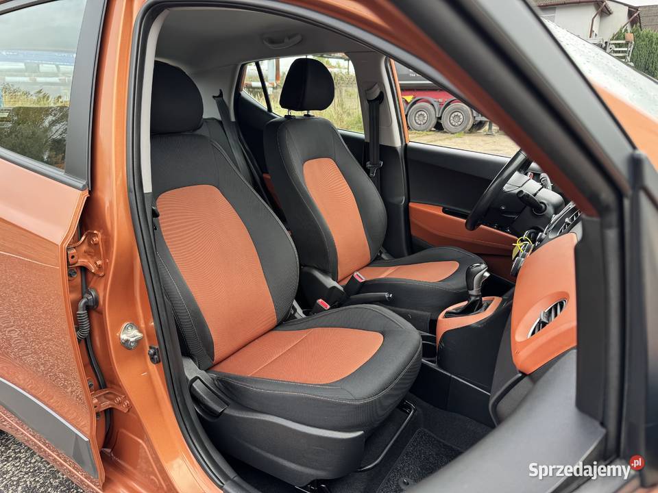 Hyundai i10 BENZYNA Automat Ledy Klimatyzacja poduszka powietrzna i10 Hyundai wielkopolskie