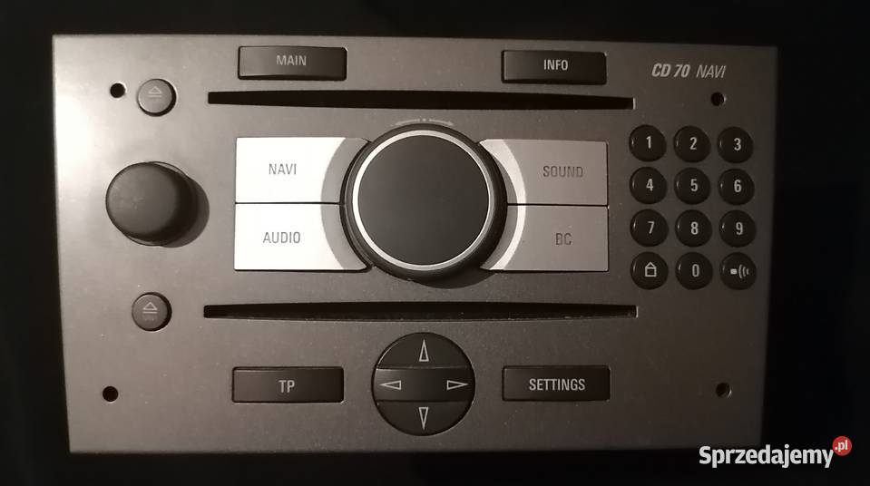 Radio CD70 Navi Z Bluetooth do muzyki Vectra C
