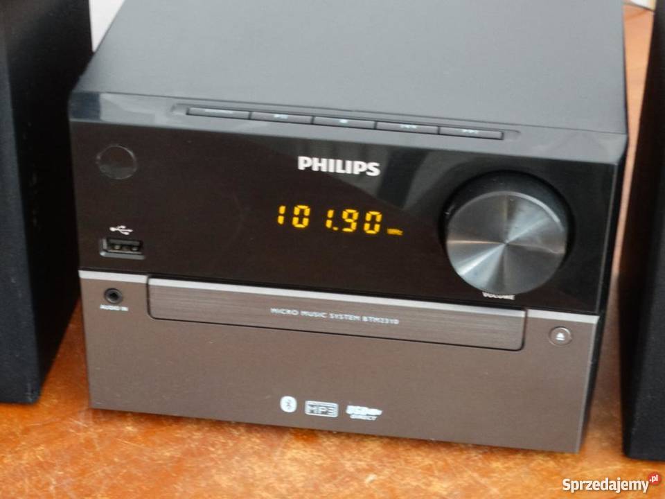 Wieża Philips z kol USB mp3 BT sprawna WYSYŁKA