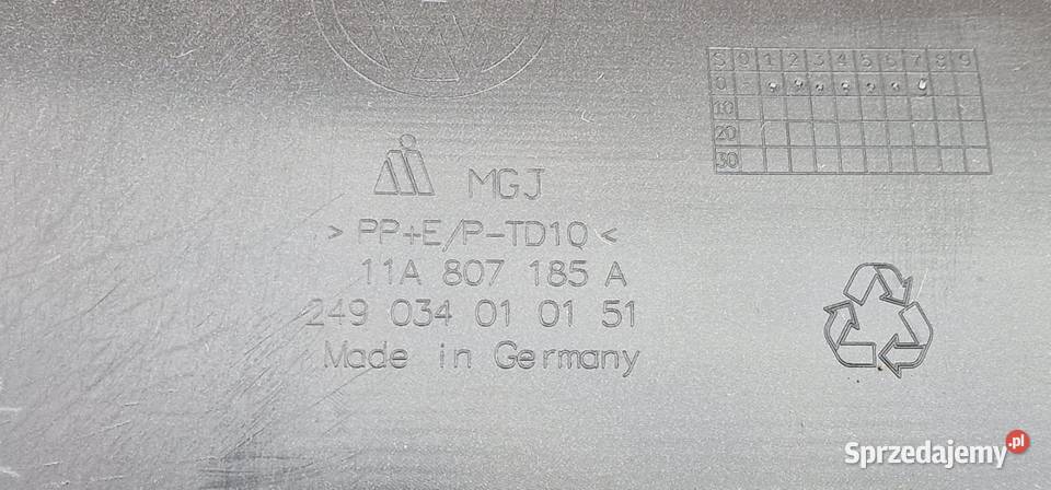 VW ID 4 ID4 LISTWA BLENDA ZDERZAKA PRZÓD NOWA Zderzaki