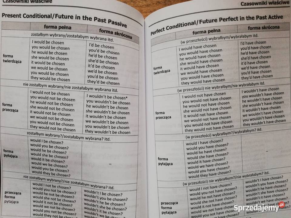 Czasowniki angielskie z odmianami Katarzyna Książki do nauki języka obcego Kraków
