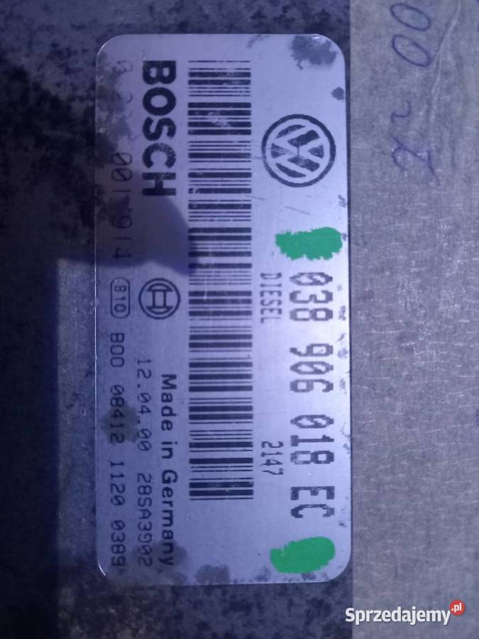 Komputer 19 TDI 038996018EC wielkopolskie Margonin