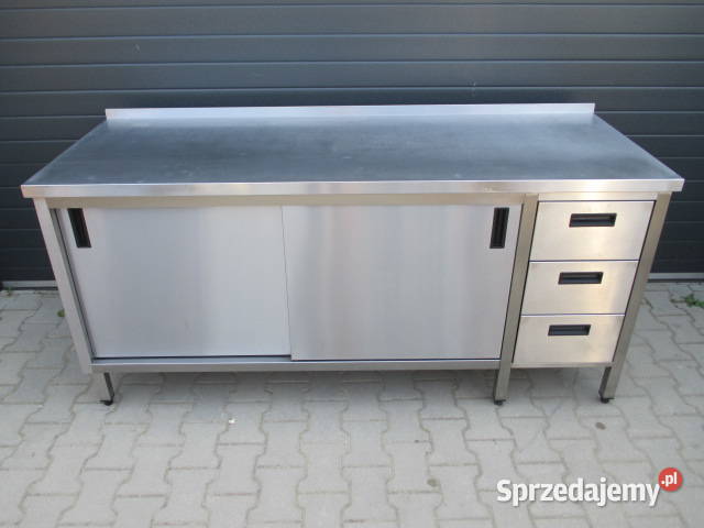 Stół Gastronomiczny Drzwi Suwane Szuflady 2 Ostrów Wielkopolski