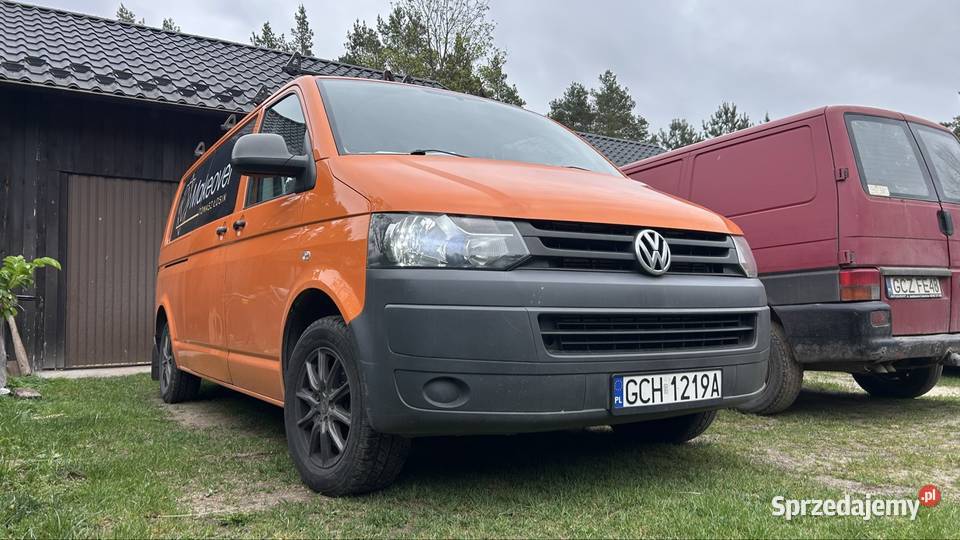 Volkswagen Transporter T5 lift LONG niski Transporter Samochody osobowe Chojnice