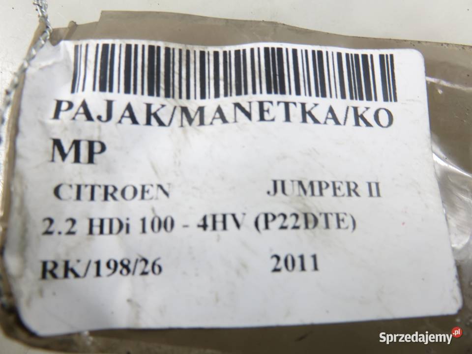 PRZEŁĄCZNIK ZESPOLONY CITROEN JUMPER II Panele sterowania, przełączniki