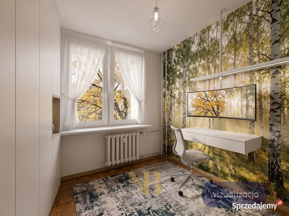 Nowy Dwór Maz 47m2 3 pokoje z gabinetem balkon Nowy Dwór Mazowiecki
