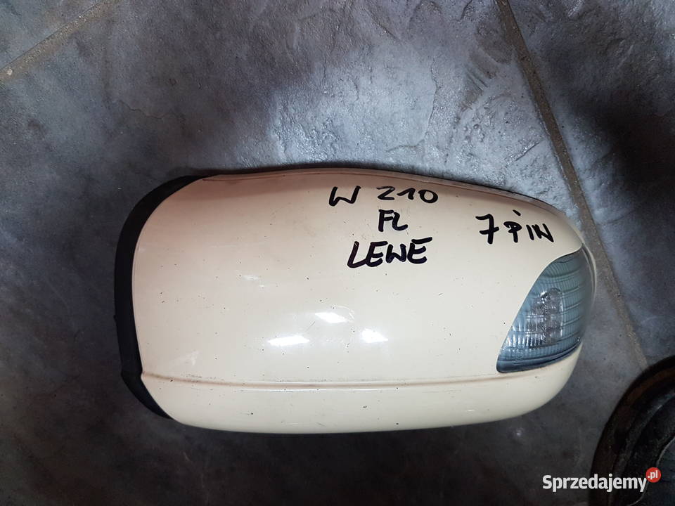 MERCEDES E KLASA W210 LFT LUSTERKO LEWE MIGACZ 7 Turek