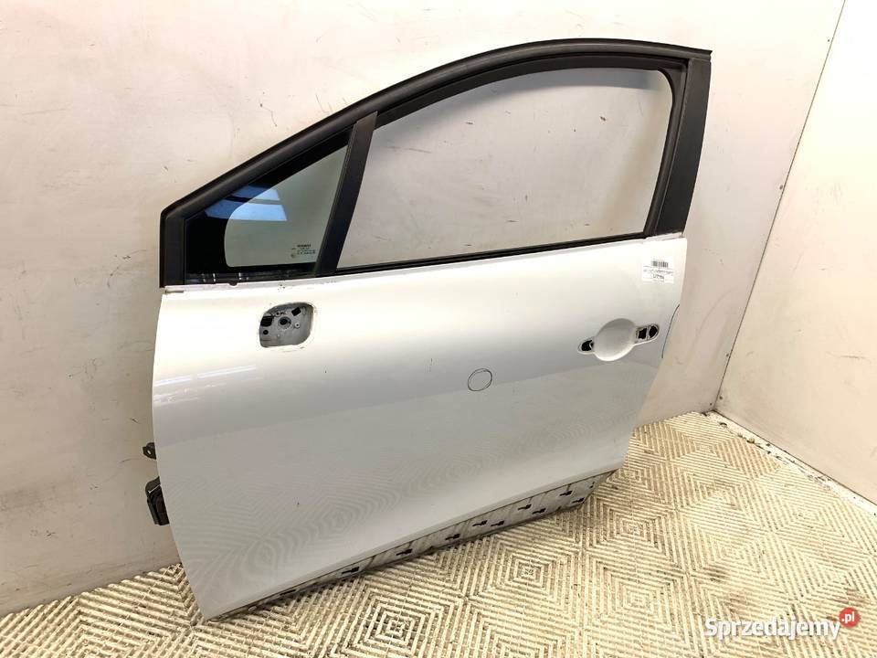 DRZWI LEWY PRZÓD RENAULT CLIO IV Hatchback BIAŁY osobowe