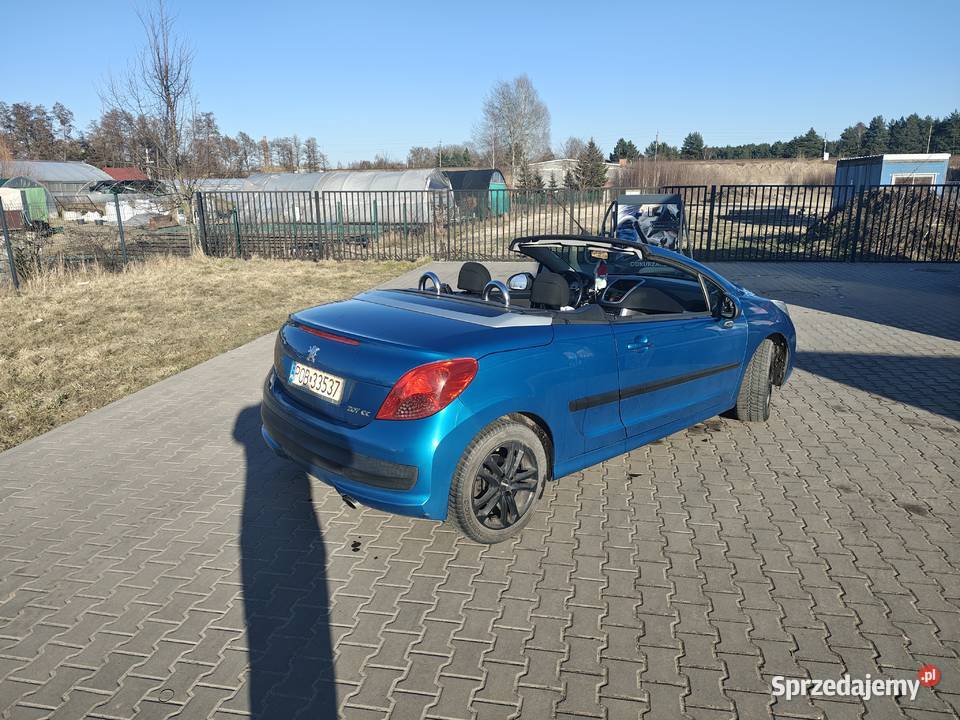 Peugeot 207cc Cabrio blue benzyna Oborniki sprzedam
