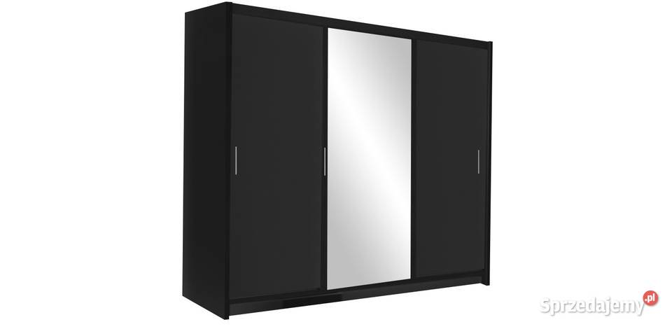 Duża szafa Monia z lustrem 216cm Jelcz-Laskowice