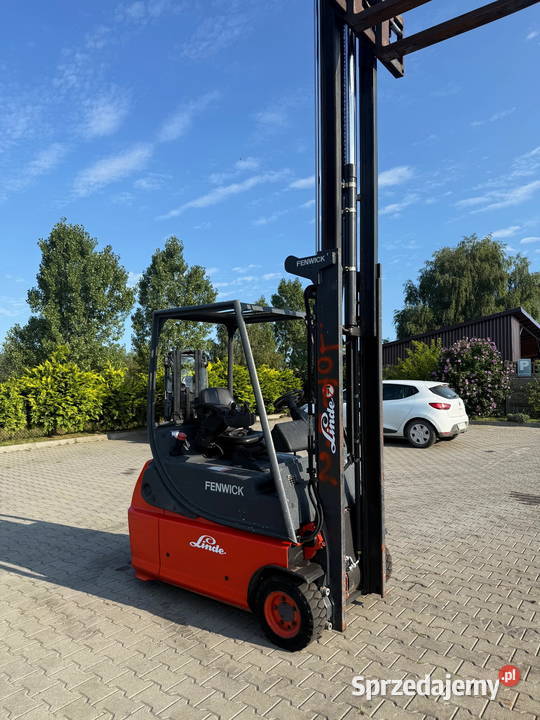 wózek widłowy elektryczny LINDE E1602 przesuw Działoszyn
