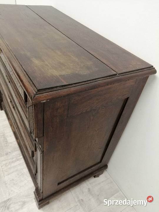 drewniana stara komoda z szufladami Radomsko sprzedam