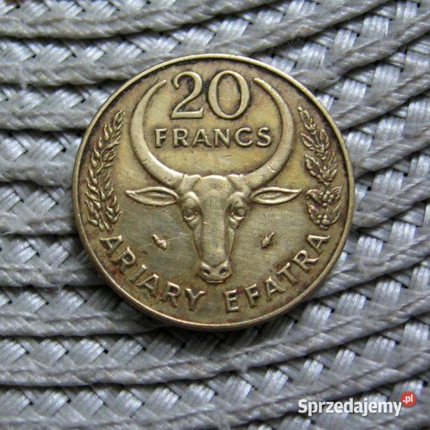 Madagaskar 20 Franków 1977r Kalisz