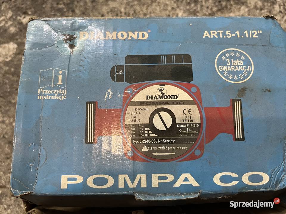 Pompa CO obiegowa Diamond 6m Siemianowice Śląskie
