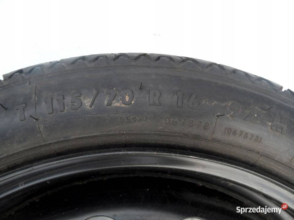 OPEL VECTRA C koło dojazdowe 1157016 92M 5x110