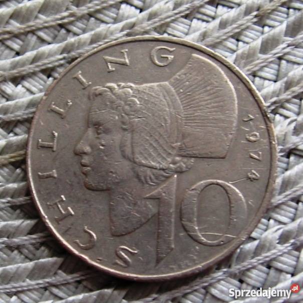Austria 10 Schilling 1974r wielkopolskie Kalisz