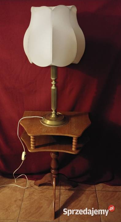 Stolik na lampkę kwiat 54cm mazowieckie Milanówek