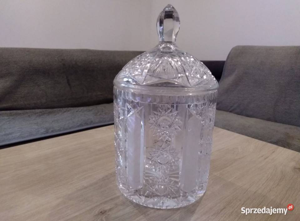 Kryształowa Bomboniera Kryształowy Pojemnik Na